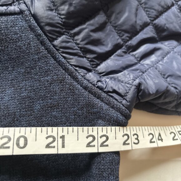 Lands End John Engstrom Blue Puffer Jacket Size Medium Navy - Picture 4 of 7